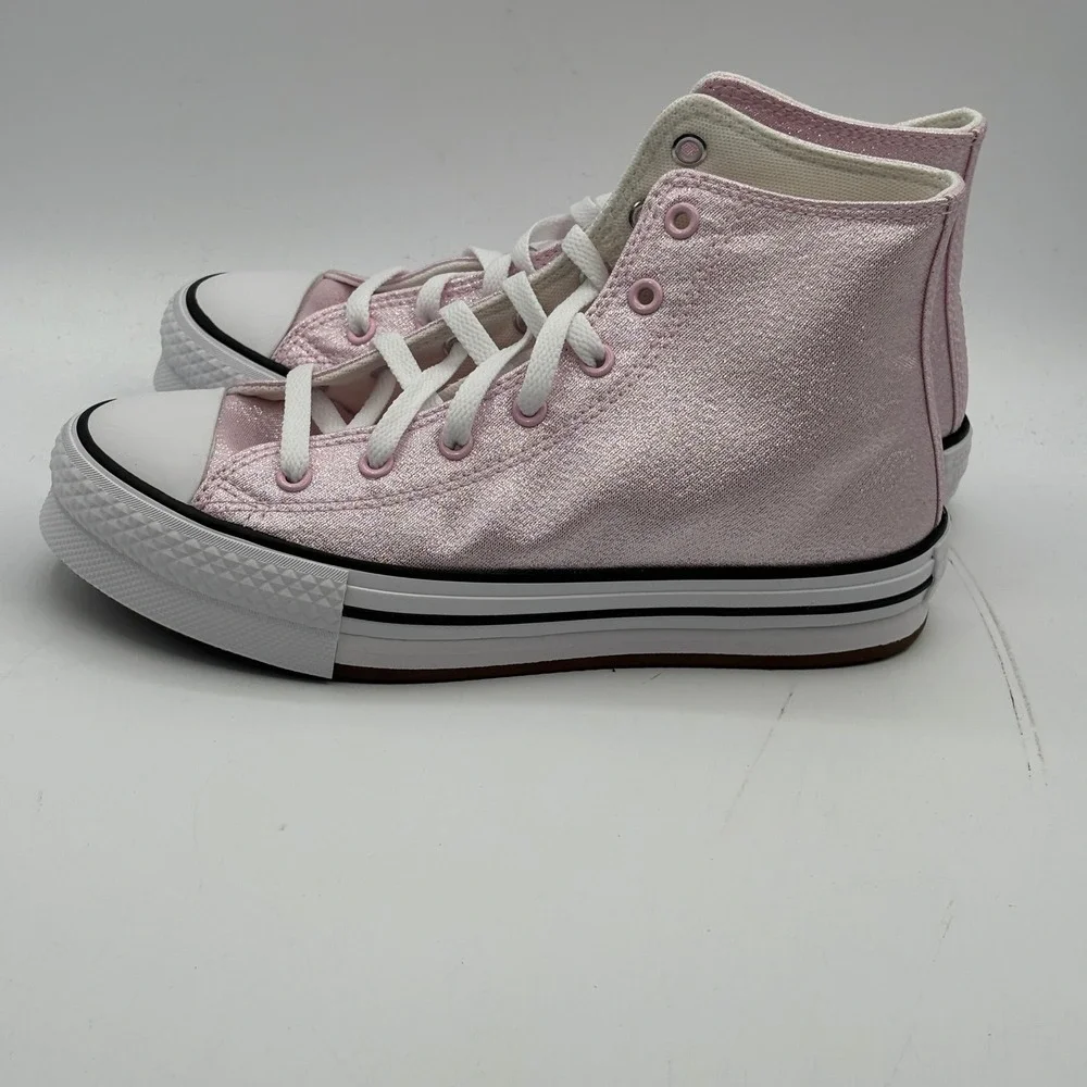 Converse CTAS Eva Lift Hi Shoes Kids Size 5 Pink White Black Lifestyle A17127F